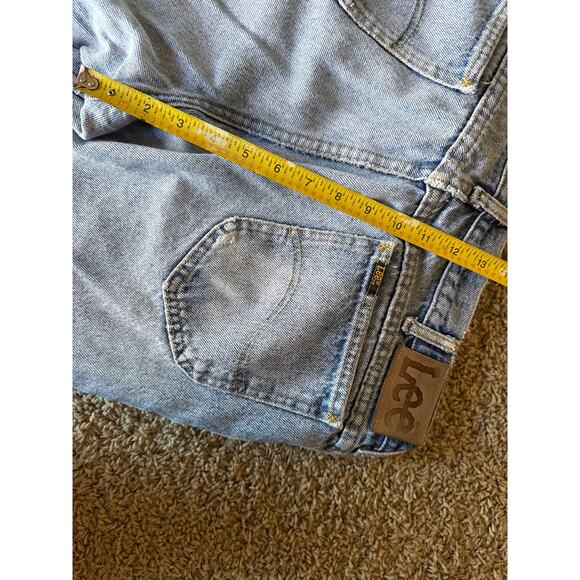 Vintage Lee Black Tag USA Made Faded Medium Wash 38x32 (tagged) Blue Jeans - Picture 8 of 9